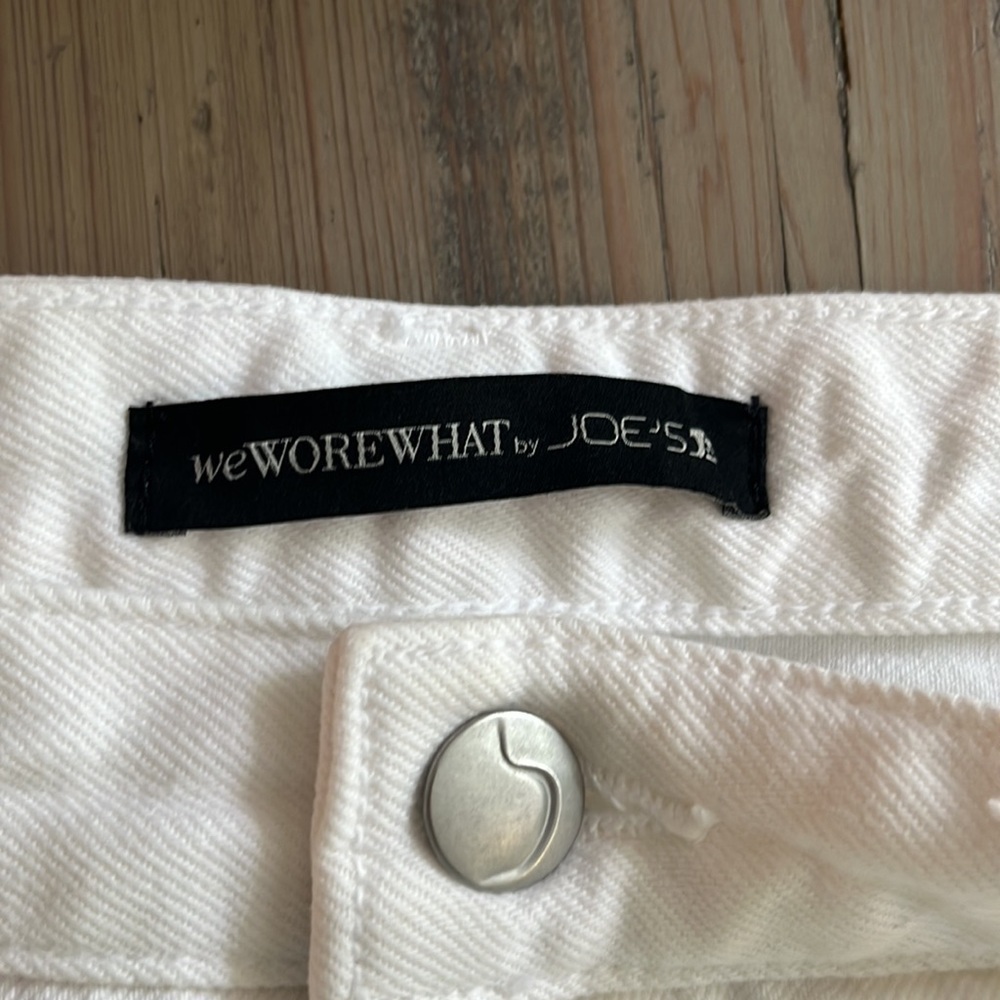 NWT Joe's Jeans x WEWOREWHAT Vintage High Rise Straight Danielle in Bone Sz 30 - Picture 7 of 10